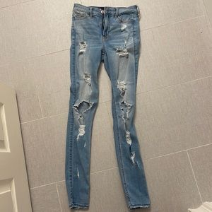 Hollister super skinny high rise jeans